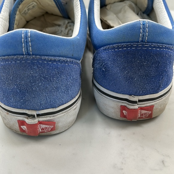 Vans men’s old Skool size 10 suede/canvas blue - Picture 3 of 6